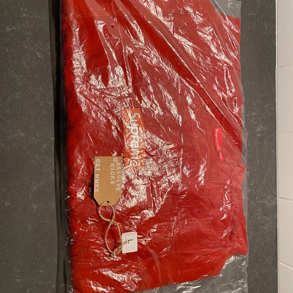 Supreme Box Logo Crewneck FW18 Rust